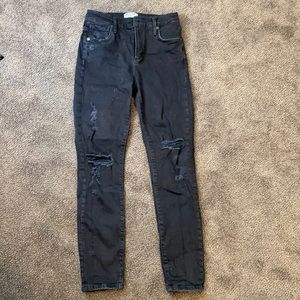 Agolde black jeans